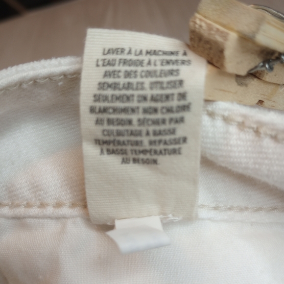 American Eagle Women's Denim Cut Off Shorts Distressed 5 Pocket Stretch White 6 - Picture 8 of 13